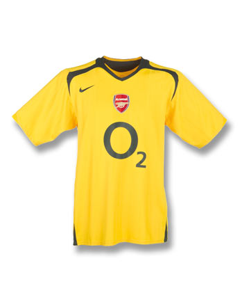 maillot extérieur d'arsenal 2005-2006